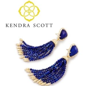 NWT KENDRA SCOTT Blossom Statement Tassel Earrings